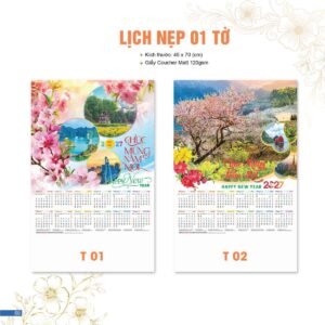 Lịch Bloc 2027 AC Mẫu AC-CATTALOGUEACHAU202730 (45 x 70 cm) Quà Tặng Tri Ân Ngành Giáo Dục & Nhà Trường
