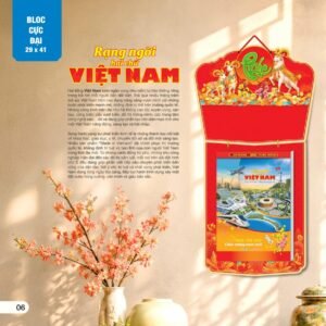 Lịch Bloc Cực Đại 2027 AH Mẫu AH02 (29 x 41 cm) Quà Tặng Tri Ân Ngành Giáo Dục & Nhà Trường in logo doanh nghiệp quà tặng Tết tại Quà Tặng Giáo Dục VN