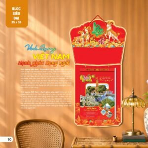 Lịch Bloc Siêu Đại 2027 AH Mẫu AH04 (25 x 35cm) Quà Tặng Tri Ân Ngành Giáo Dục & Nhà Trường in logo doanh nghiệp quà tặng Tết tại Quà Tặng Giáo Dục VN