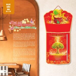 Lịch Bloc Siêu Đại 2027 AH Mẫu AH05 (25 x 35 cm) Quà Tặng Tri Ân Ngành Giáo Dục & Nhà Trường in logo doanh nghiệp quà tặng Tết tại Quà Tặng Giáo Dục VN
