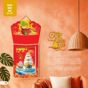 Lịch Bloc Siêu Đại 2027 AH Mẫu AH07 - An Khang Thịnh Vượng (20 x 30cm) Quà Tặng Tri Ân Ngành Giáo Dục & Nhà Trường in logo doanh nghiệp quà tặng Tết tại Quà Tặng Giáo Dục VN