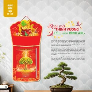 Lịch Bloc Siêu Đại 2027 AH Mẫu AH08 (20 x 30cm) Quà Tặng Tri Ân Ngành Giáo Dục & Nhà Trường in logo doanh nghiệp quà tặng Tết tại Quà Tặng Giáo Dục VN