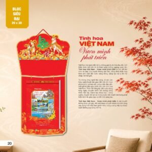 Lịch Bloc Siêu Đại 2027 AH Mẫu AH09 (20 x 30cm) Quà Tặng Tri Ân Ngành Giáo Dục & Nhà Trường in logo doanh nghiệp quà tặng Tết tại Quà Tặng Giáo Dục VN