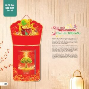 Lịch Bìa Treo 2027 AH Mẫu AH17 (17 x 24 cm) Quà Tặng Tri Ân Ngành Giáo Dục & Nhà Trường in logo doanh nghiệp quà tặng Tết tại Quà Tặng Giáo Dục VN