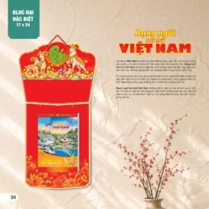 Lịch Bìa Treo 2027 AH Mẫu AH18 (17 x 24 cm) Quà Tặng Tri Ân Ngành Giáo Dục & Nhà Trường in logo doanh nghiệp quà tặng Tết tại Quà Tặng Giáo Dục VN