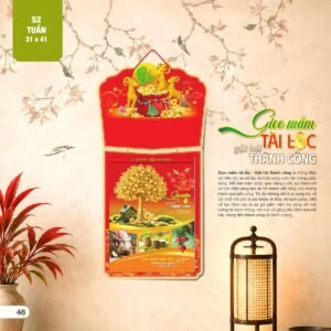 Lịch 52 Tuần 2027 AH Mẫu AH27 (31 x 41 cm) Quà Tặng Tri Ân Ngành Giáo Dục & Nhà Trường in logo doanh nghiệp quà tặng Tết tại Quà Tặng Giáo Dục VN