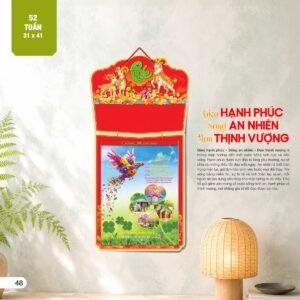 Lịch 52 Tuần 2027 AH Mẫu AH28 (11  x  12 cm) Quà Tặng Tri Ân Ngành Giáo Dục & Nhà Trường in logo doanh nghiệp quà tặng Tết tại Quà Tặng Giáo Dục VN