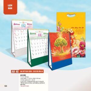Lịch Để Bàn 2027 AH Mẫu AH48 (11  x  18 cm) Quà Tặng Tri Ân Ngành Giáo Dục & Nhà Trường in logo doanh nghiệp quà tặng Tết tại Quà Tặng Giáo Dục VN