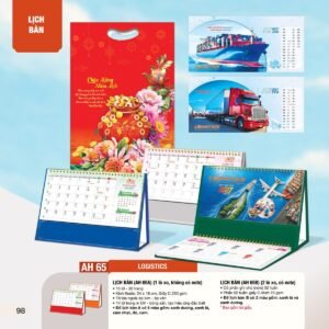 Lịch Bàn Chữ M (Có Note 52 Tuần) 2027 AH Mẫu AH65 (24 x 16cm) Quà Tặng Tri Ân Ngành Giáo Dục & Nhà Trường in logo doanh nghiệp quà tặng Tết tại Quà Tặng Giáo Dục VN