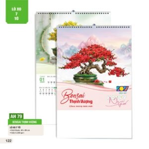 Lịch Treo Tường Lò Xo 7 Tờ 2027 AH Mẫu AH79 (40 x 60cm) Quà Tặng Tri Ân Ngành Giáo Dục & Nhà Trường in logo doanh nghiệp quà tặng Tết tại Quà Tặng Giáo Dục VN