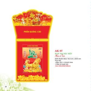 Lịch Bloc Đại Đặc Biệt 2027 AK Mẫu AK07 (29 x 41 cm) Quà Tặng Tri Ân Ngành Giáo Dục & Nhà Trường in logo doanh nghiệp quà tặng Tết tại Quà Tặng Giáo Dục VN