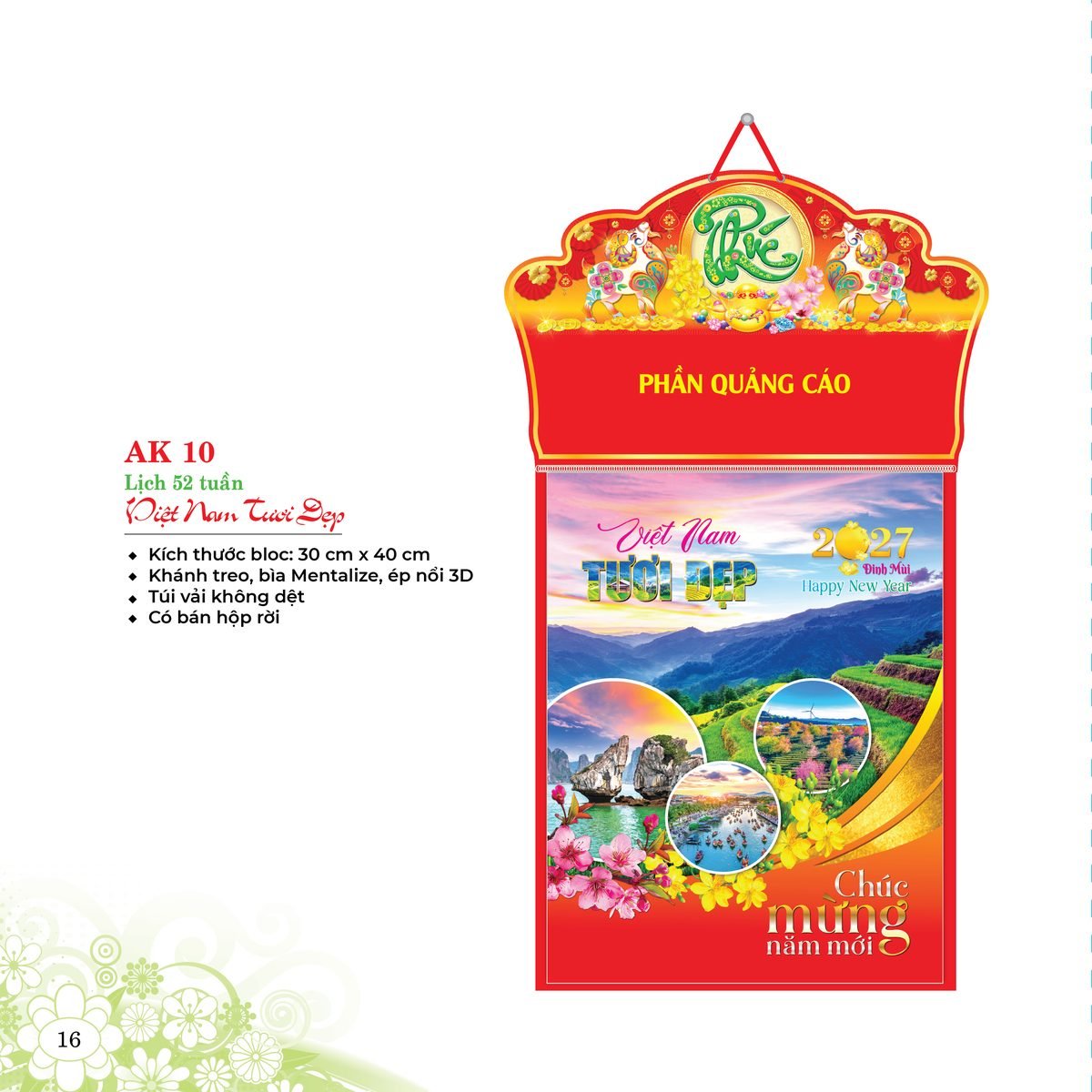 Lịch 52 Tuần 2027 AK Mẫu AK10 (28 x 202 cm) Quà Tặng Tri Ân Ngành Giáo Dục & Nhà Trường Lịch 52 Tuần 2027 AK Mẫu AK10 (28 x 202 cm) Quà Tặng Tri Ân Ngành Giáo Dục & Nhà Trường in logo doanh nghiệp quà tặng Tết tại Quà Tặng Giáo Dục VN