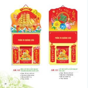 Lịch Treo Tường Lò Xo 2027 AK Mẫu AK14 (40 x 60 cm) Quà Tặng Tri Ân Ngành Giáo Dục & Nhà Trường in logo doanh nghiệp quà tặng Tết tại Quà Tặng Giáo Dục VN