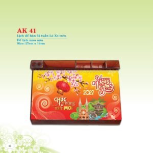 Lịch 52 Tuần 2027 AK Mẫu AK41 (31 x 42 cm) Quà Tặng Tri Ân Ngành Giáo Dục & Nhà Trường in logo doanh nghiệp quà tặng Tết tại Quà Tặng Giáo Dục VN