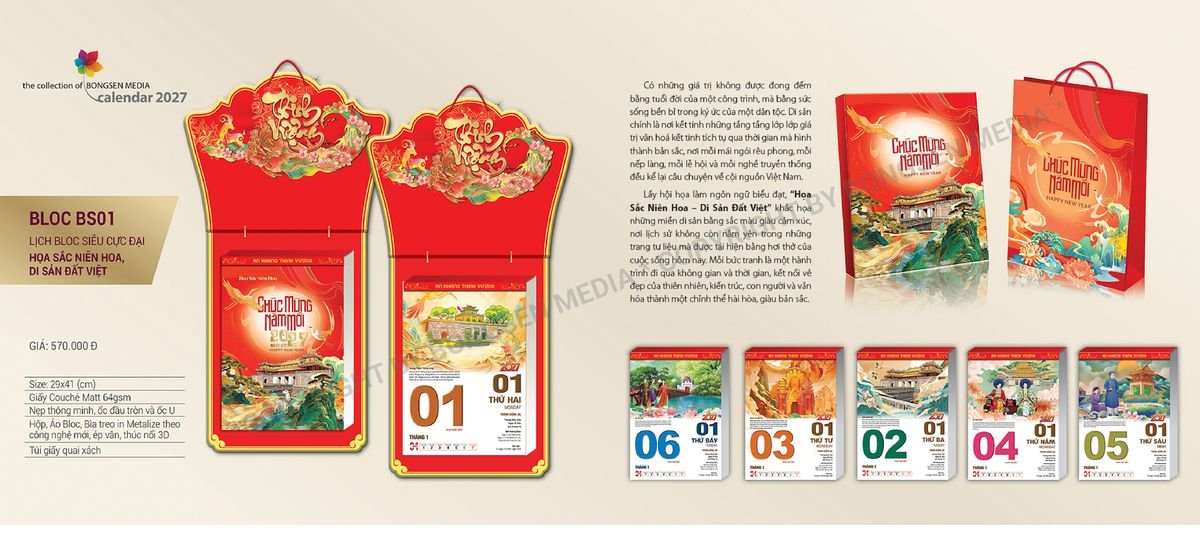 Lịch Bloc Siêu Cực Đại 2027 BS01 Quà Tặng Tri Ân Ngành Giáo Dục & Nhà Trường