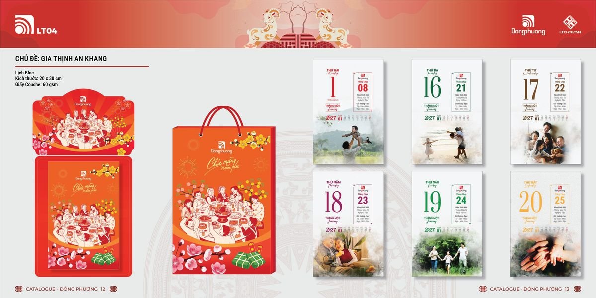 Lịch Bloc ĐP 2027 DP05 Quà Tặng Tri Ân Ngành Giáo Dục & Nhà Trường