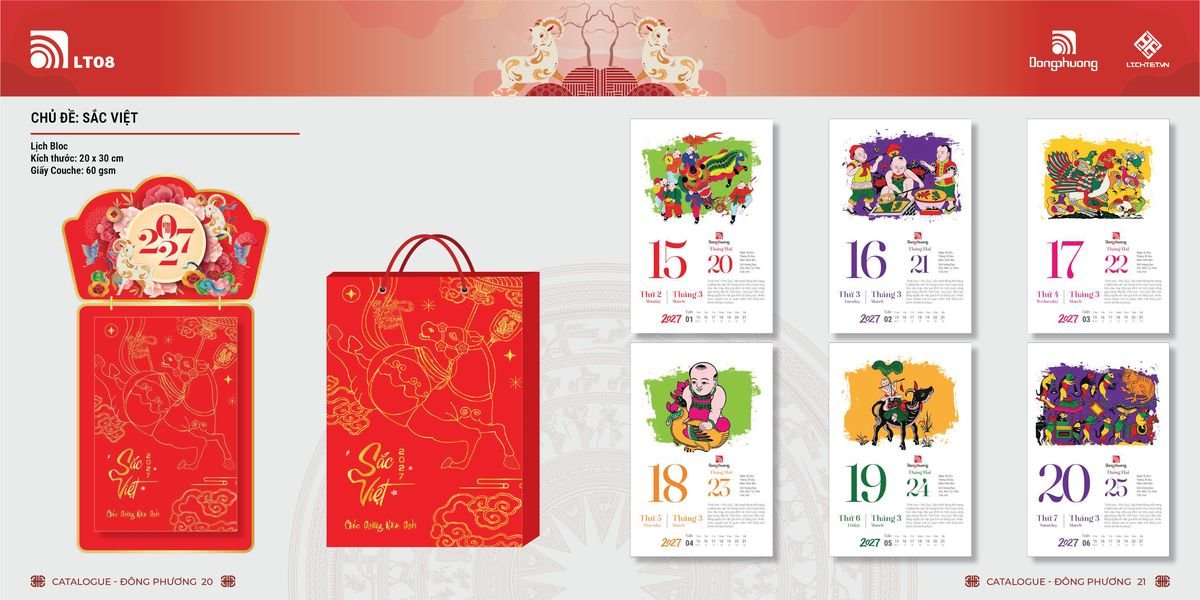 Lịch Bloc ĐP 2027 DP09 Quà Tặng Tri Ân Ngành Giáo Dục & Nhà Trường