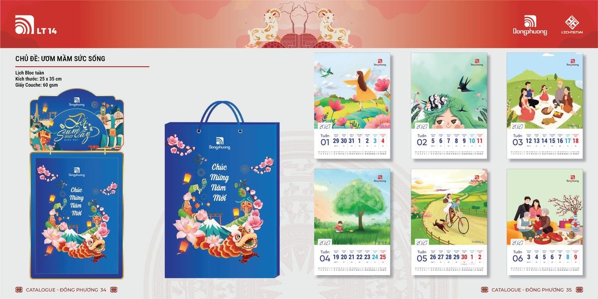 Lịch Bloc ĐP 2027 DP16 Quà Tặng Tri Ân Ngành Giáo Dục & Nhà Trường