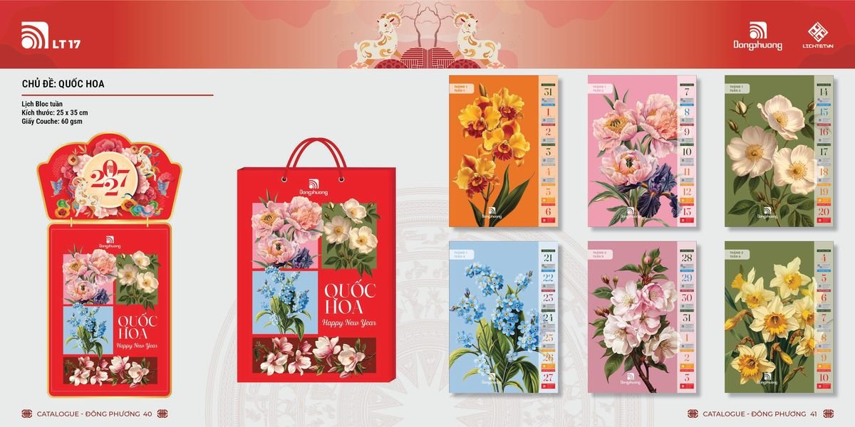 Lịch Bloc ĐP 2027 DP19 Quà Tặng Tri Ân Ngành Giáo Dục & Nhà Trường