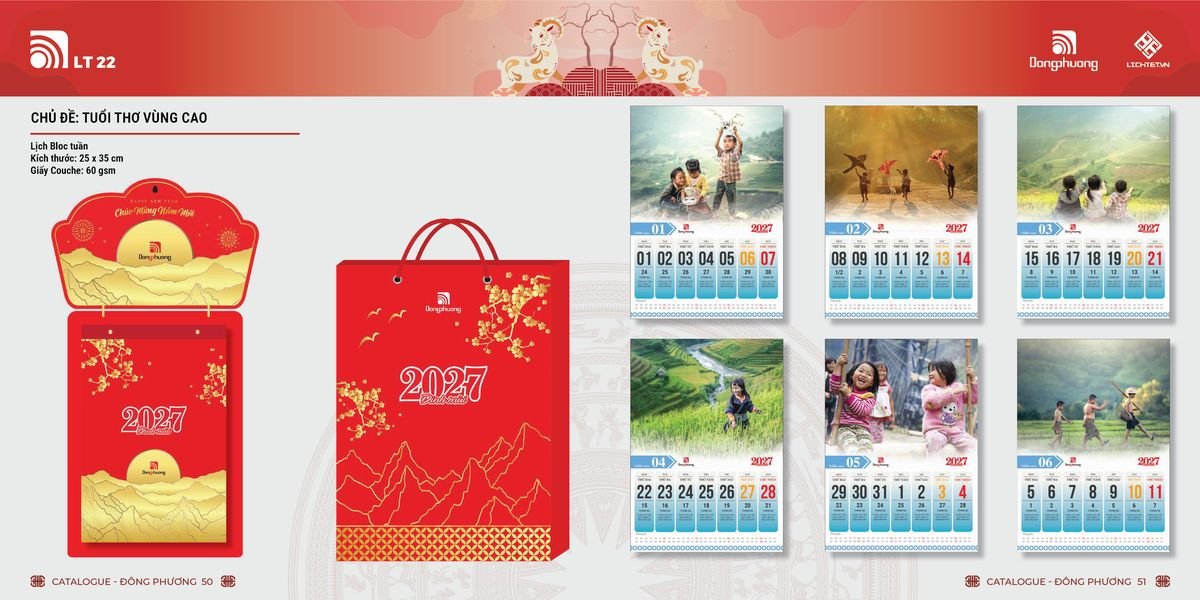 Lịch Bloc ĐP 2027 DP24 Quà Tặng Tri Ân Ngành Giáo Dục & Nhà Trường