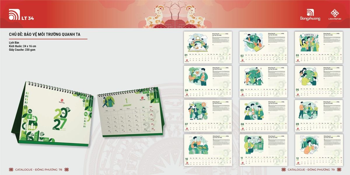 Lịch Bloc ĐP 2027 DP38 Quà Tặng Tri Ân Ngành Giáo Dục & Nhà Trường