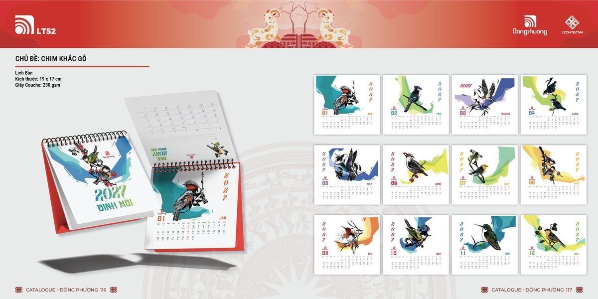 Lịch Bloc ĐP 2027 DP57 Quà Tặng Tri Ân Ngành Giáo Dục & Nhà Trường