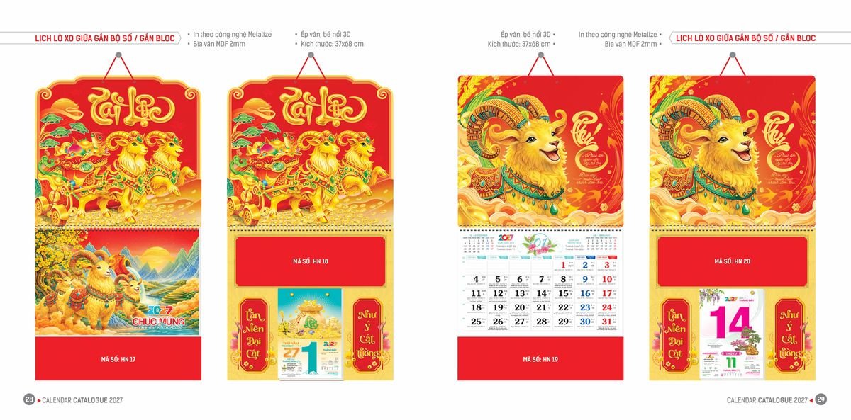Lịch Bloc Hoa Niên 2027 ĐP DPHN13 Quà Tặng Tri Ân Ngành Giáo Dục & Nhà Trường