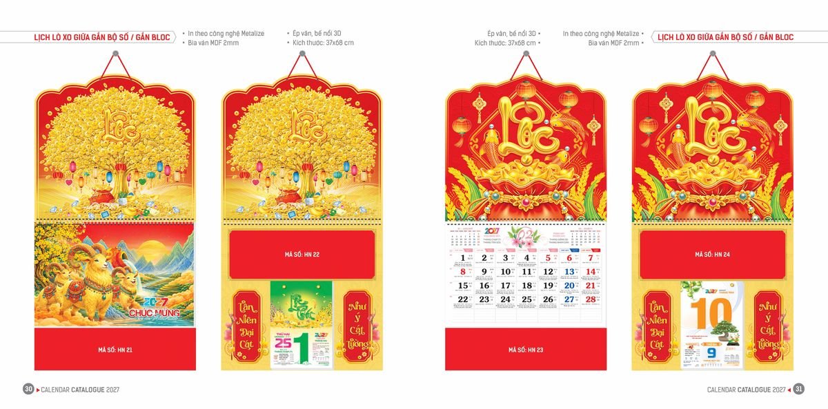 Lịch Bloc Hoa Niên 2027 ĐP DPHN14 Quà Tặng Tri Ân Ngành Giáo Dục & Nhà Trường