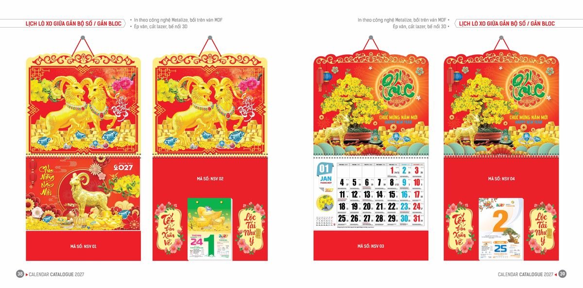 Lịch Bloc Hoa Niên 2027 ĐP DPHN18 Quà Tặng Tri Ân Ngành Giáo Dục & Nhà Trường
