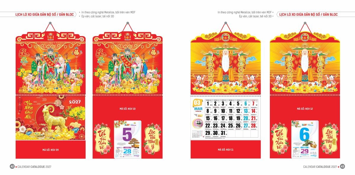Lịch Bloc Hoa Niên 2027 ĐP DPHN20 Quà Tặng Tri Ân Ngành Giáo Dục & Nhà Trường