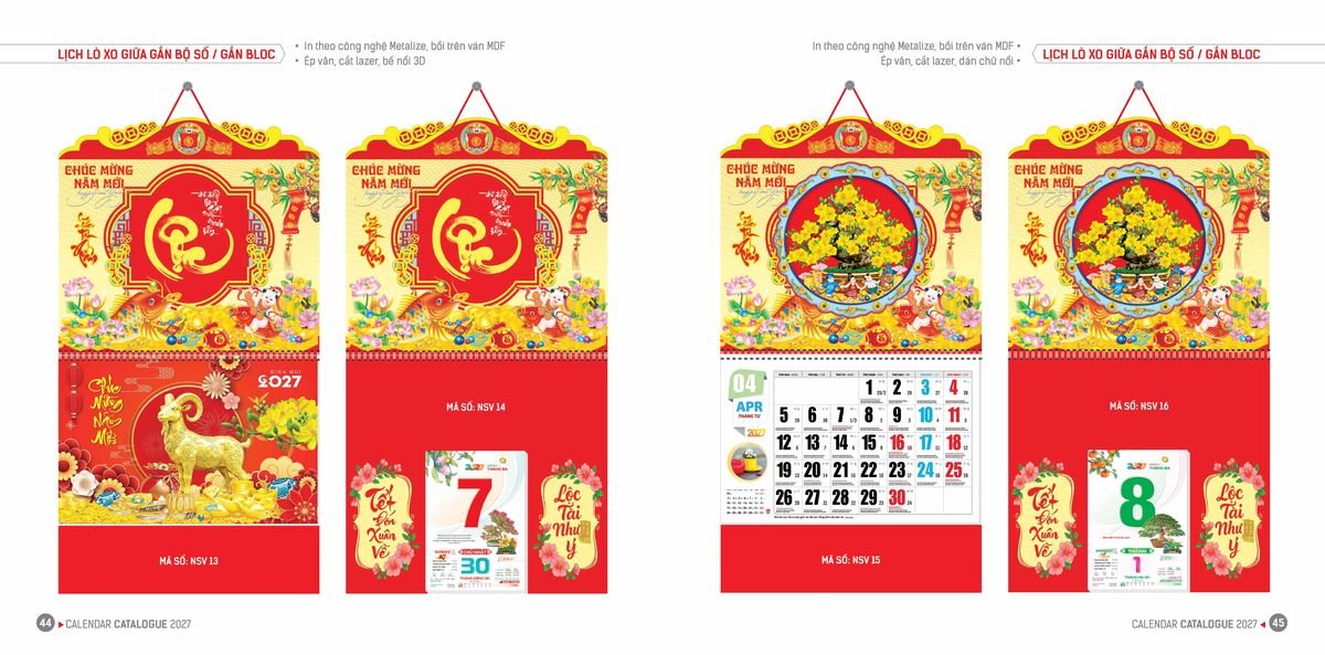 Lịch Bloc Hoa Niên 2027 ĐP DPHN21 Quà Tặng Tri Ân Ngành Giáo Dục & Nhà Trường