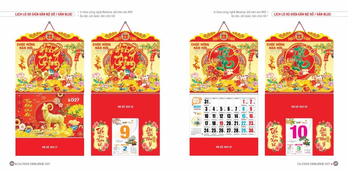 Lịch Bloc Hoa Niên 2027 ĐP DPHN22 Quà Tặng Tri Ân Ngành Giáo Dục & Nhà Trường