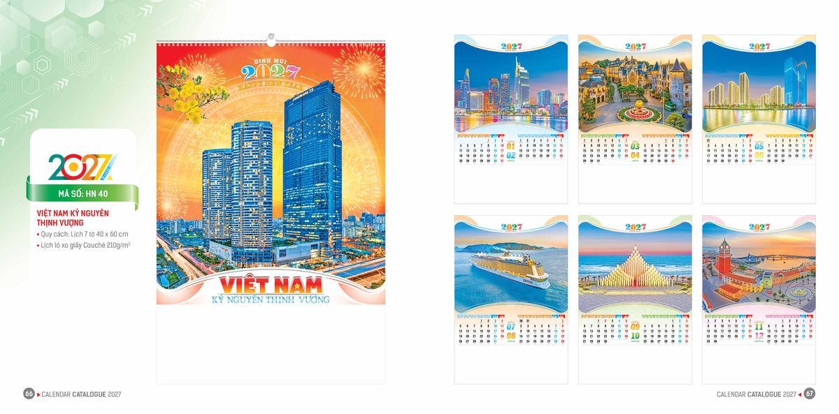 Lịch Bloc Hoa Niên 2027 ĐP DPHN32 Quà Tặng Tri Ân Ngành Giáo Dục & Nhà Trường
