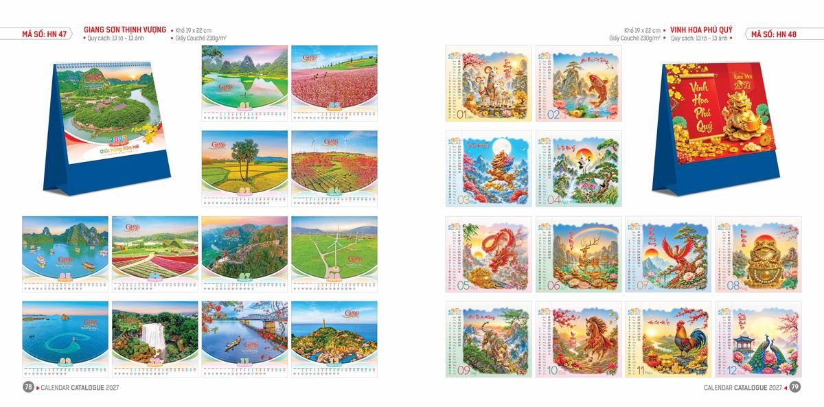 Lịch Bloc Hoa Niên 2027 ĐP DPHN38 Quà Tặng Tri Ân Ngành Giáo Dục & Nhà Trường
