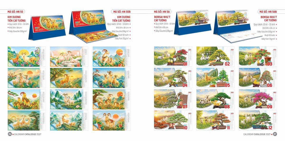 Lịch Bloc Hoa Niên 2027 ĐP DPHN42 Quà Tặng Tri Ân Ngành Giáo Dục & Nhà Trường