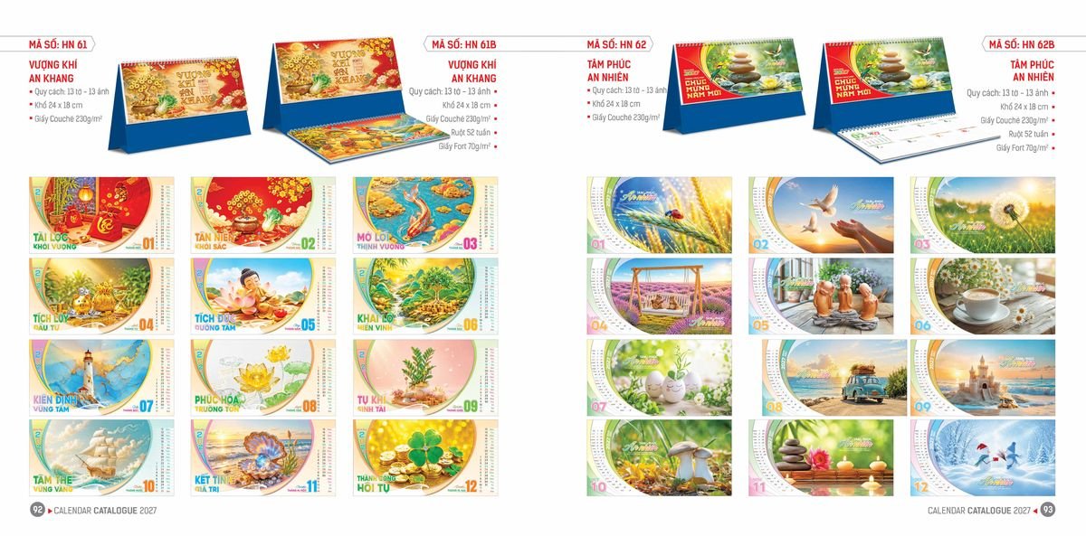 Lịch Bloc Hoa Niên 2027 ĐP DPHN45 Quà Tặng Tri Ân Ngành Giáo Dục & Nhà Trường