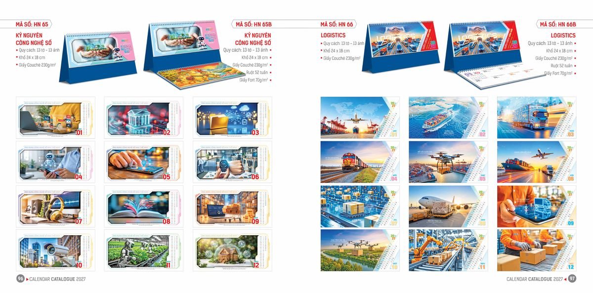 Lịch Bloc Hoa Niên 2027 ĐP DPHN47 Quà Tặng Tri Ân Ngành Giáo Dục & Nhà Trường