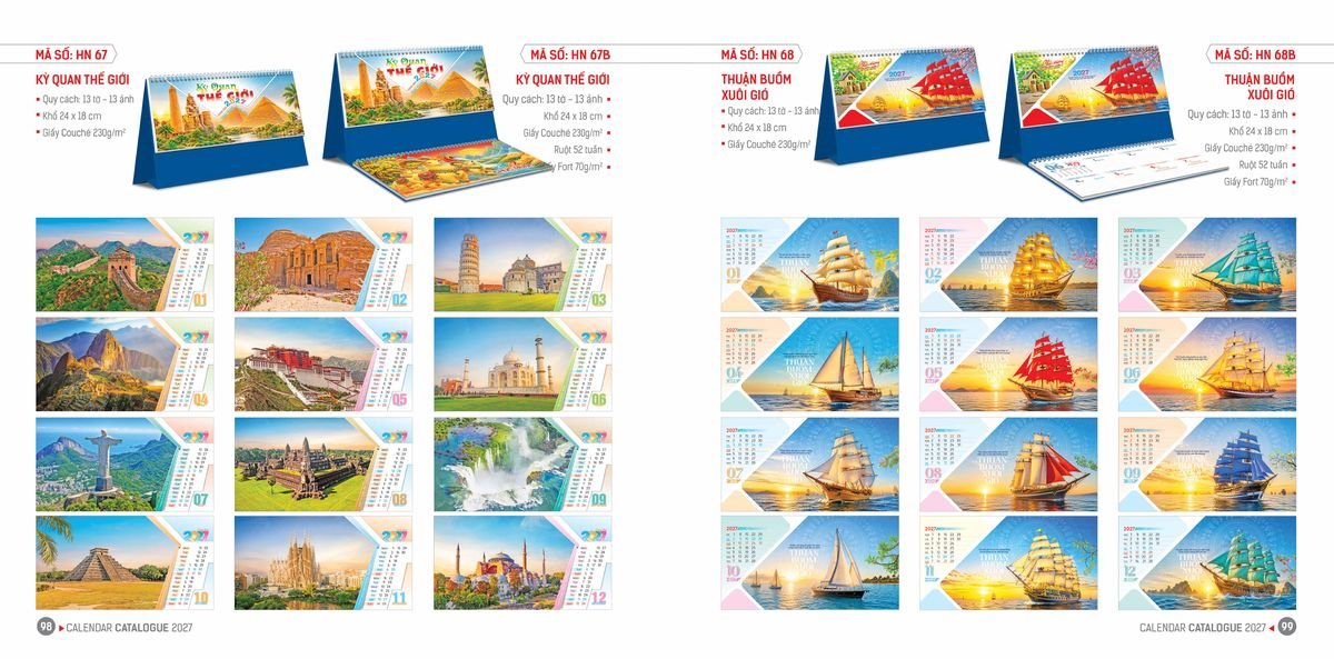 Lịch Bloc Hoa Niên 2027 ĐP DPHN48 Quà Tặng Tri Ân Ngành Giáo Dục & Nhà Trường