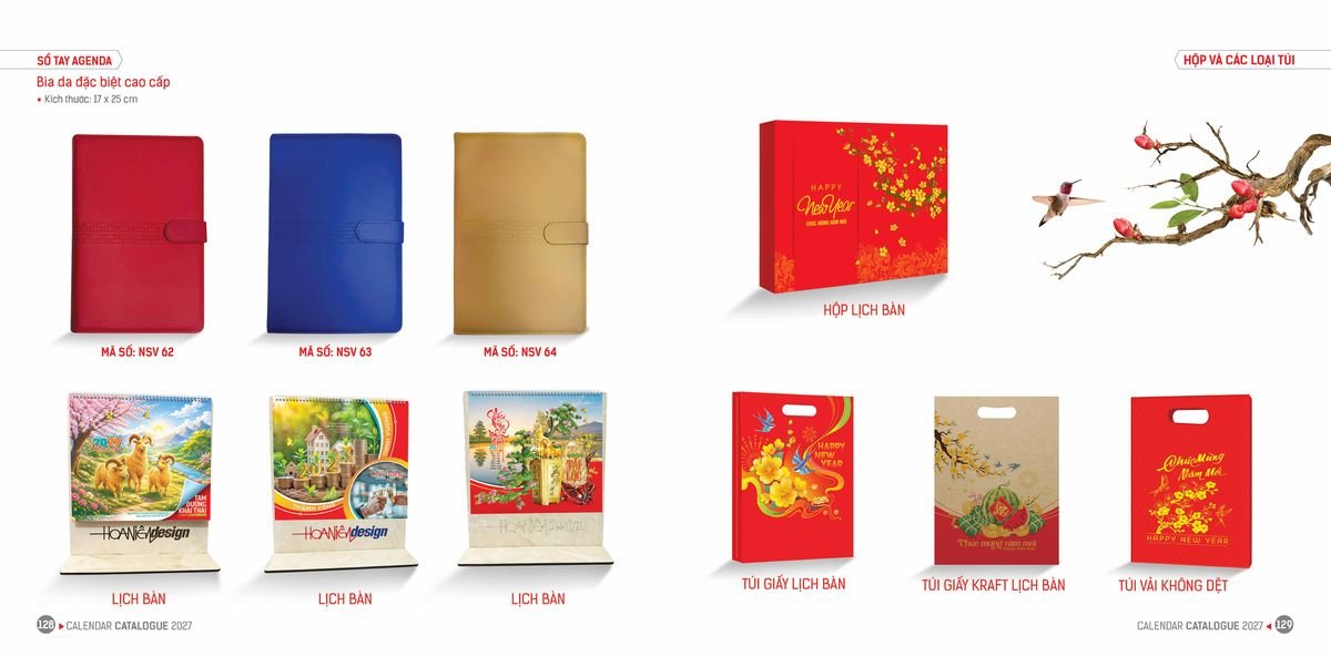 Lịch Bloc Hoa Niên 2027 ĐP DPHN63 Quà Tặng Tri Ân Ngành Giáo Dục & Nhà Trường