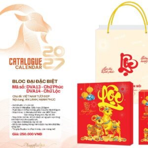 Lịch Bloc Đại Đặc Biệt 2027 DVA Mẫu DVA13 (17 x 24cm) Quà Tặng Tri Ân Ngành Giáo Dục & Nhà Trường in logo doanh nghiệp quà tặng Tết tại Quà Tặng Giáo Dục VN