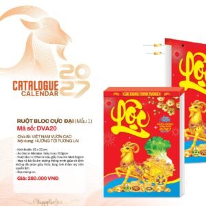 Lịch Bloc Cực Đại 2027 DVA Mẫu DVA20 - Thuận Buồm Xuôi Gió (25 x 35cm) Quà Tặng Tri Ân Ngành Giáo Dục & Nhà Trường in logo doanh nghiệp quà tặng Tết tại Quà Tặng Giáo Dục VN