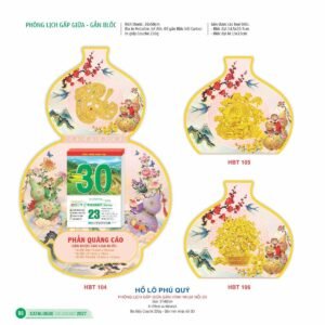 Lịch Bìa Treo 2027 HBT Mẫu HBT109 (13 x 19cm) Quà Tặng Tri Ân Ngành Giáo Dục & Nhà Trường in logo doanh nghiệp quà tặng Tết tại Quà Tặng Giáo Dục VN