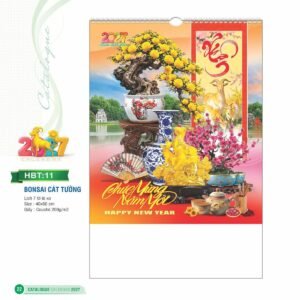Lịch Bloc 2027 HBT Mẫu HBT11 (29 x 41 cm) Quà Tặng Tri Ân Ngành Giáo Dục & Nhà Trường in logo doanh nghiệp quà tặng Tết tại Quà Tặng Giáo Dục VN