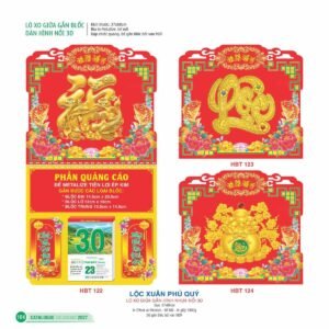 Lịch Treo Tường Lò Xo 2027 HBT Mẫu HBT125 (37 x 68cm) Quà Tặng Tri Ân Ngành Giáo Dục & Nhà Trường in logo doanh nghiệp quà tặng Tết tại Quà Tặng Giáo Dục VN