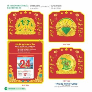 Lịch Bloc Siêu Đại 2027 HBT Mẫu HBT159 (30 x 60cm) Quà Tặng Tri Ân Ngành Giáo Dục & Nhà Trường in logo doanh nghiệp quà tặng Tết tại Quà Tặng Giáo Dục VN