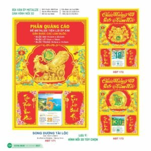 Lịch Bìa Treo 2027 HBT Mẫu HBT173 (15 x 19cm) Quà Tặng Tri Ân Ngành Giáo Dục & Nhà Trường in logo doanh nghiệp quà tặng Tết tại Quà Tặng Giáo Dục VN