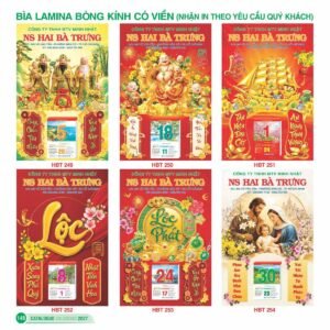 Lịch Bìa Treo 2027 HBT Mẫu HBT254 (48 x 78 cm) Quà Tặng Tri Ân Ngành Giáo Dục & Nhà Trường in logo doanh nghiệp quà tặng Tết tại Quà Tặng Giáo Dục VN