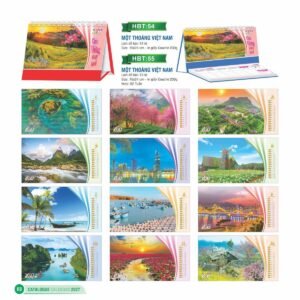 Lịch Bloc 2027 HBT Mẫu HBT56 (29 x 41 cm) Quà Tặng Tri Ân Ngành Giáo Dục & Nhà Trường in logo doanh nghiệp quà tặng Tết tại Quà Tặng Giáo Dục VN