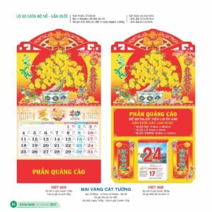 Lịch Treo Tường Lò Xo 2027 HBT Mẫu HBT91B (11  x  12 cm) Quà Tặng Tri Ân Ngành Giáo Dục & Nhà Trường in logo doanh nghiệp quà tặng Tết tại Quà Tặng Giáo Dục VN