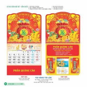 Lịch Treo Tường Lò Xo 2027 HBT Mẫu HBT96A (20  x  21 cm) Quà Tặng Tri Ân Ngành Giáo Dục & Nhà Trường in logo doanh nghiệp quà tặng Tết tại Quà Tặng Giáo Dục VN